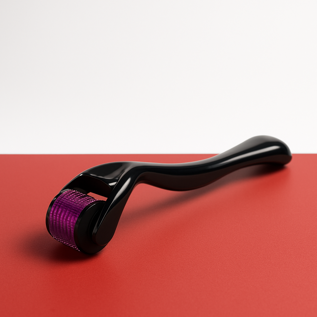 Roulette à pique pour barbe et cheveu